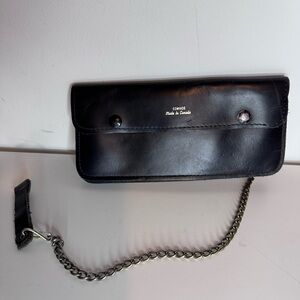 Lightly used biker/trucker wallet with chain, clean